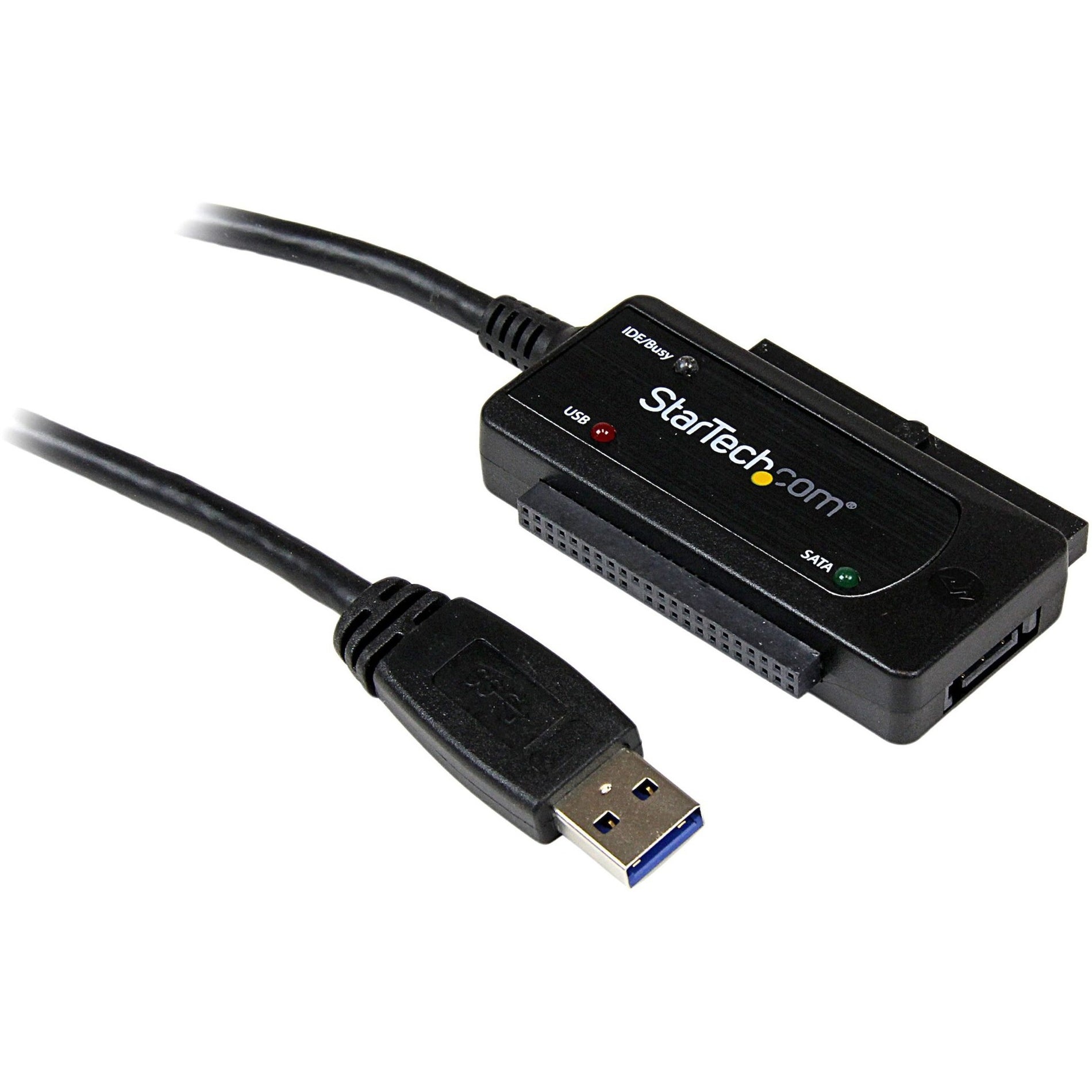 Marca: StarTech.com Adaptador de disco duro USB 3.0 a SATA o IDE Convertidor de alta velocidad de transferencia de datos