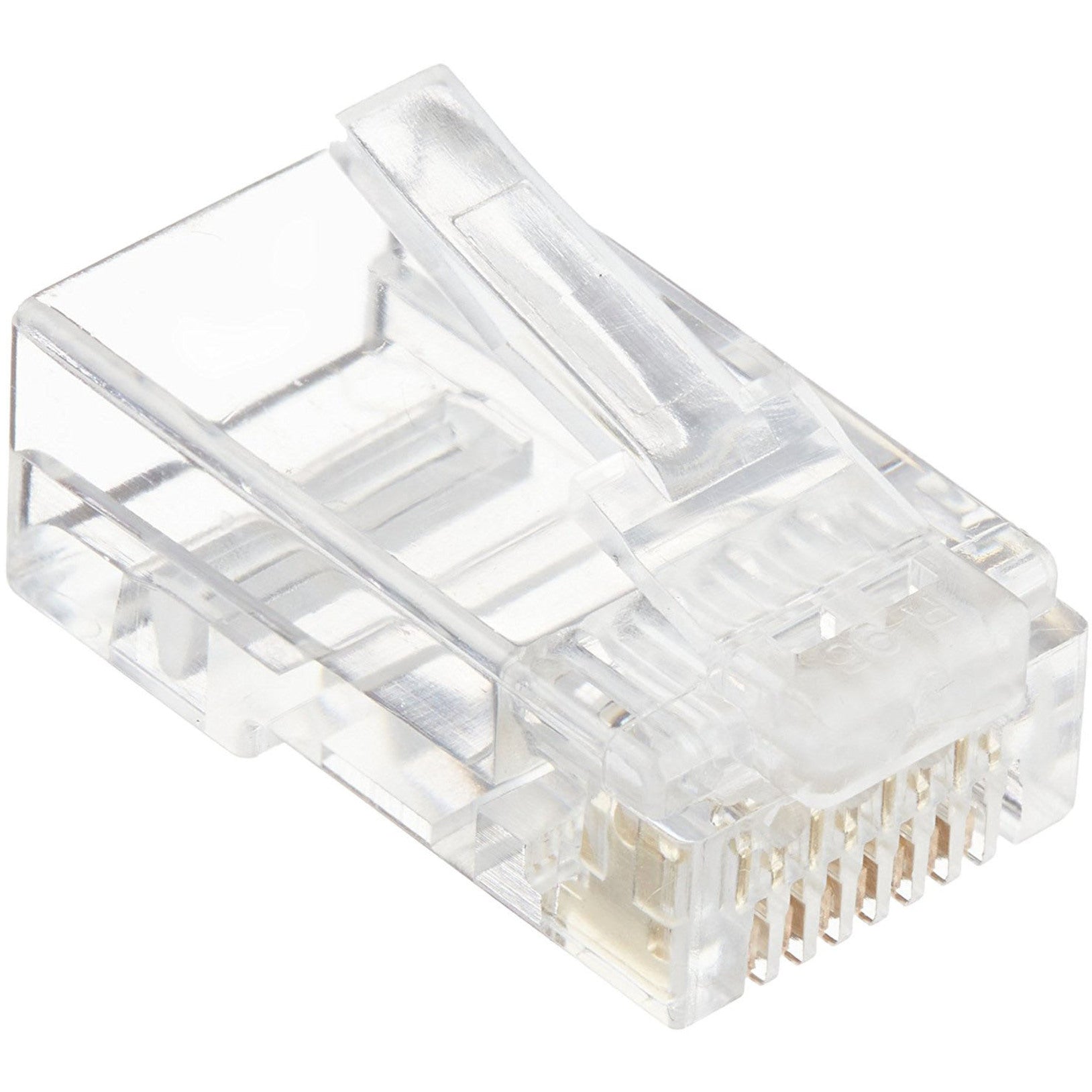 4XEM 4X100PKC5E 100 Cat5E RJ45 Connectors, Stranded Ethernet Plugs for CAT5E Cable