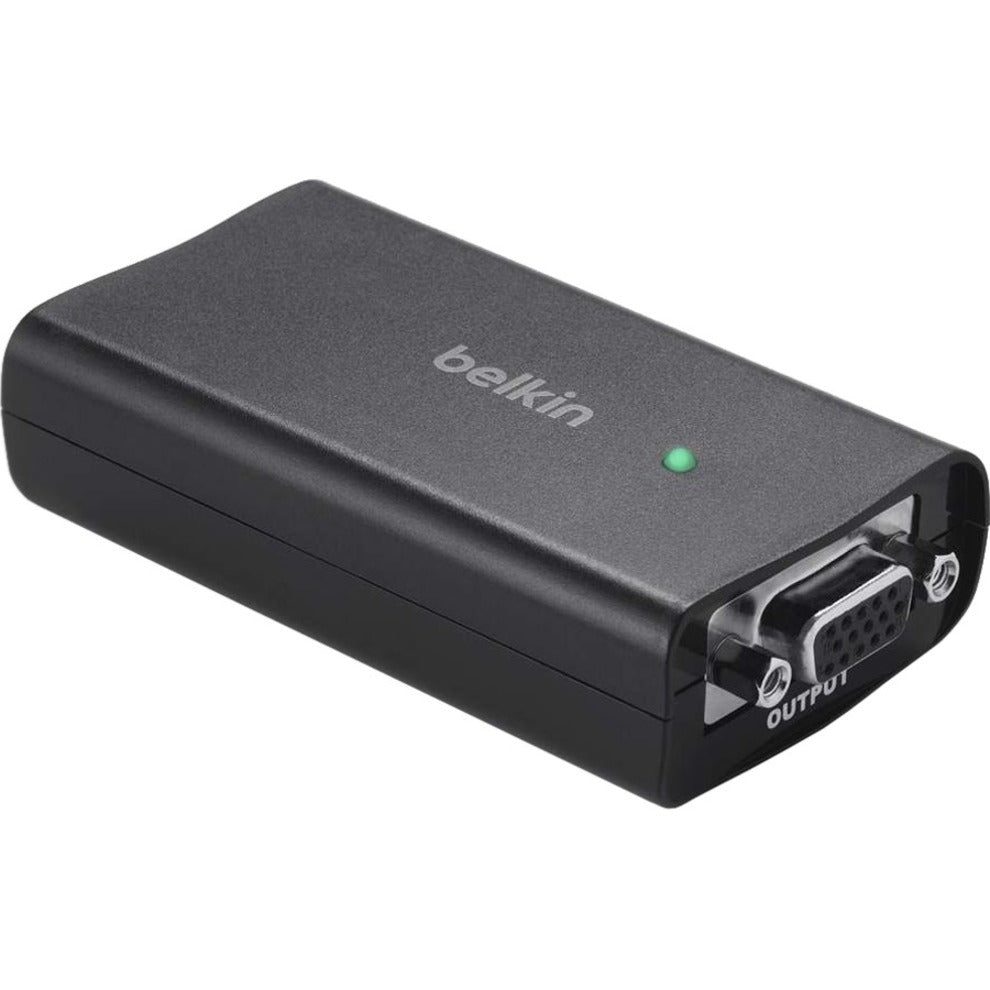 Belkin F2CD053 HDMI to VGA + 3.5mm Audio Adapter Video Converter - Black, Supports 1920 x 1080 Resolution