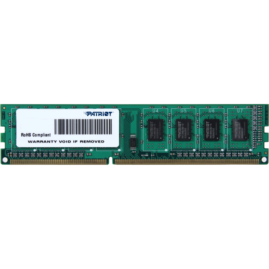 Patriot Memory PSD34G160081 Signature 4GB DDR3 SDRAM Memory Module, High Performance RAM for Improved System Speed