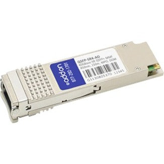 إضافة QSFP-SR4-AO لشبكات أريستا، 40GBase-SR4 QSFP+ ألياف متعددة الأوضاع 850 نانومتر مدى 150 متر MPO، إيثيرنت بسرعة 40 جيجابت، ألياف بصرية متعددة الأوضاع