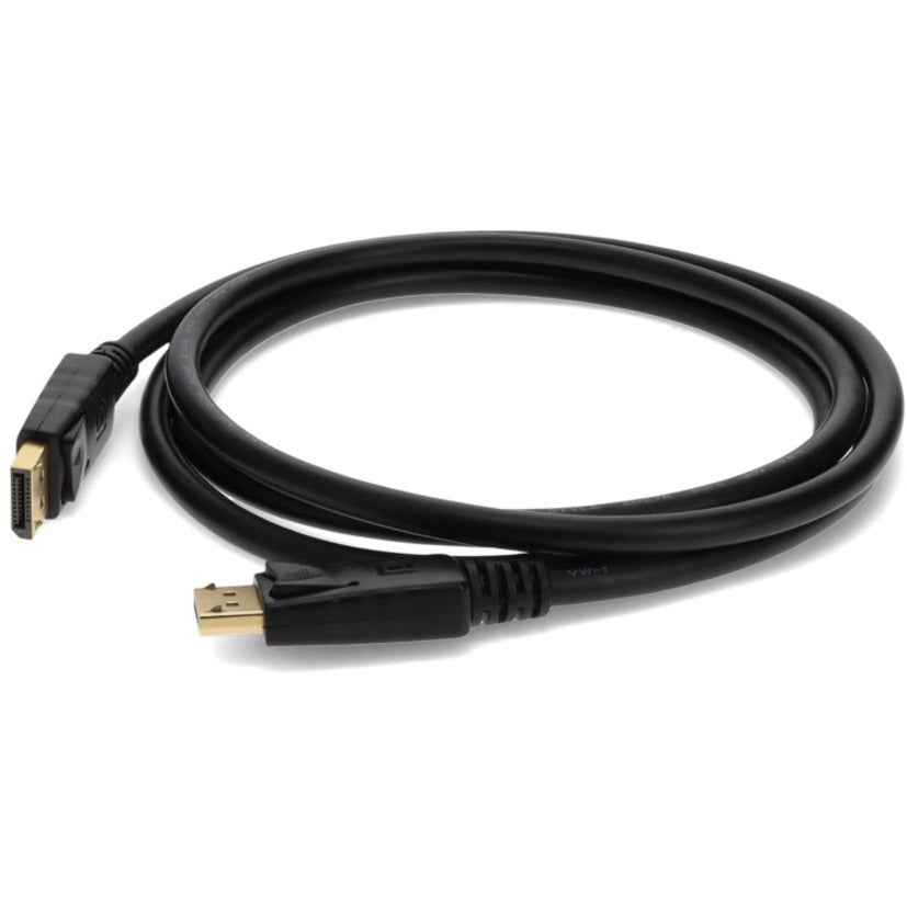 AddOn DISPLAYPORT6F 6ft (1.8M) DisplayPort Cable - Male to Male, High-Quality Audio/Video Transmission