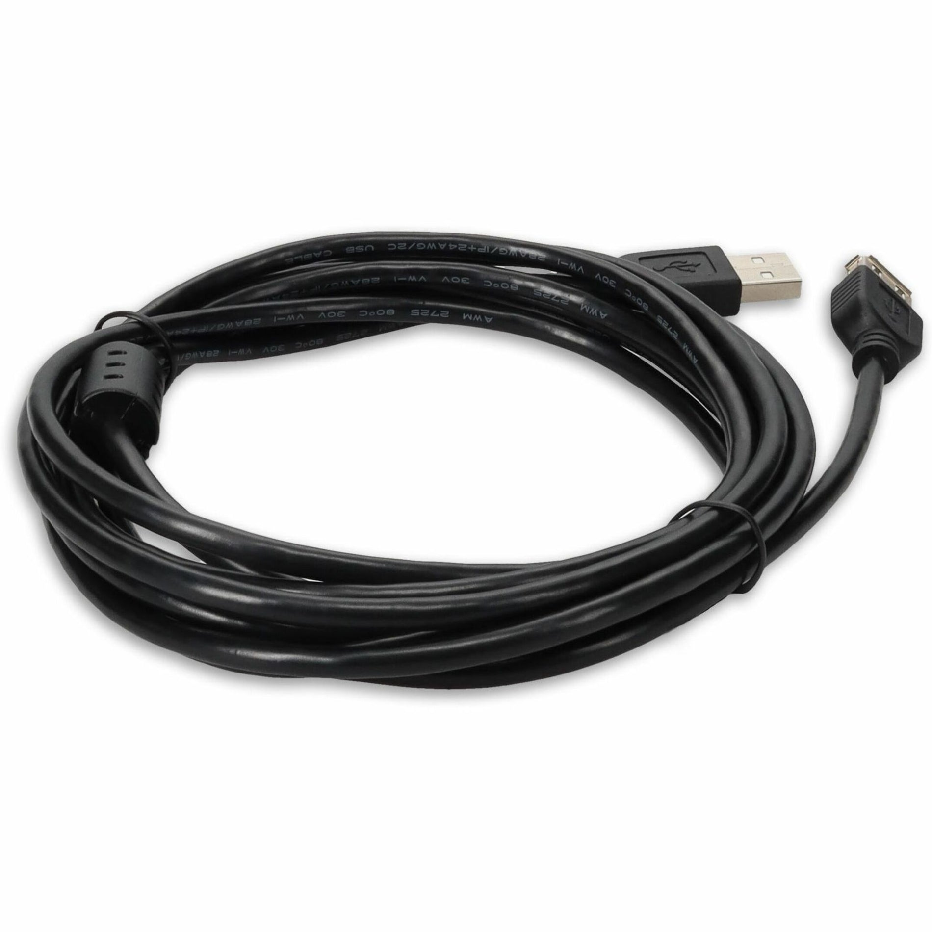 AddOn USBEXTAA10FB 10ft (3M) USB 2.0 A to A Extension Cable - Male to Female, Black