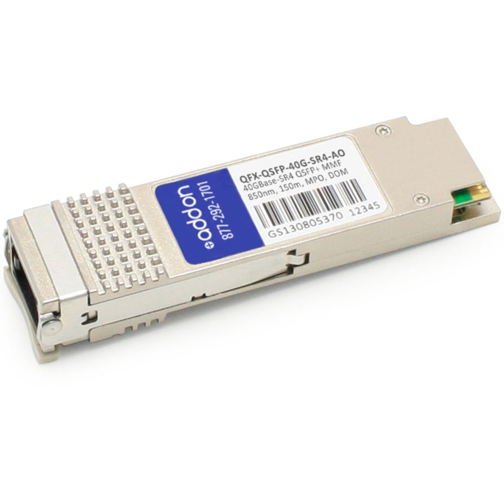 إضافة QFX-QSFP-40G-SR4-AO وحدة QSFP+، 40GBASE-SR4 MMF F/JUNIPER 850NM 150M موصل MPO