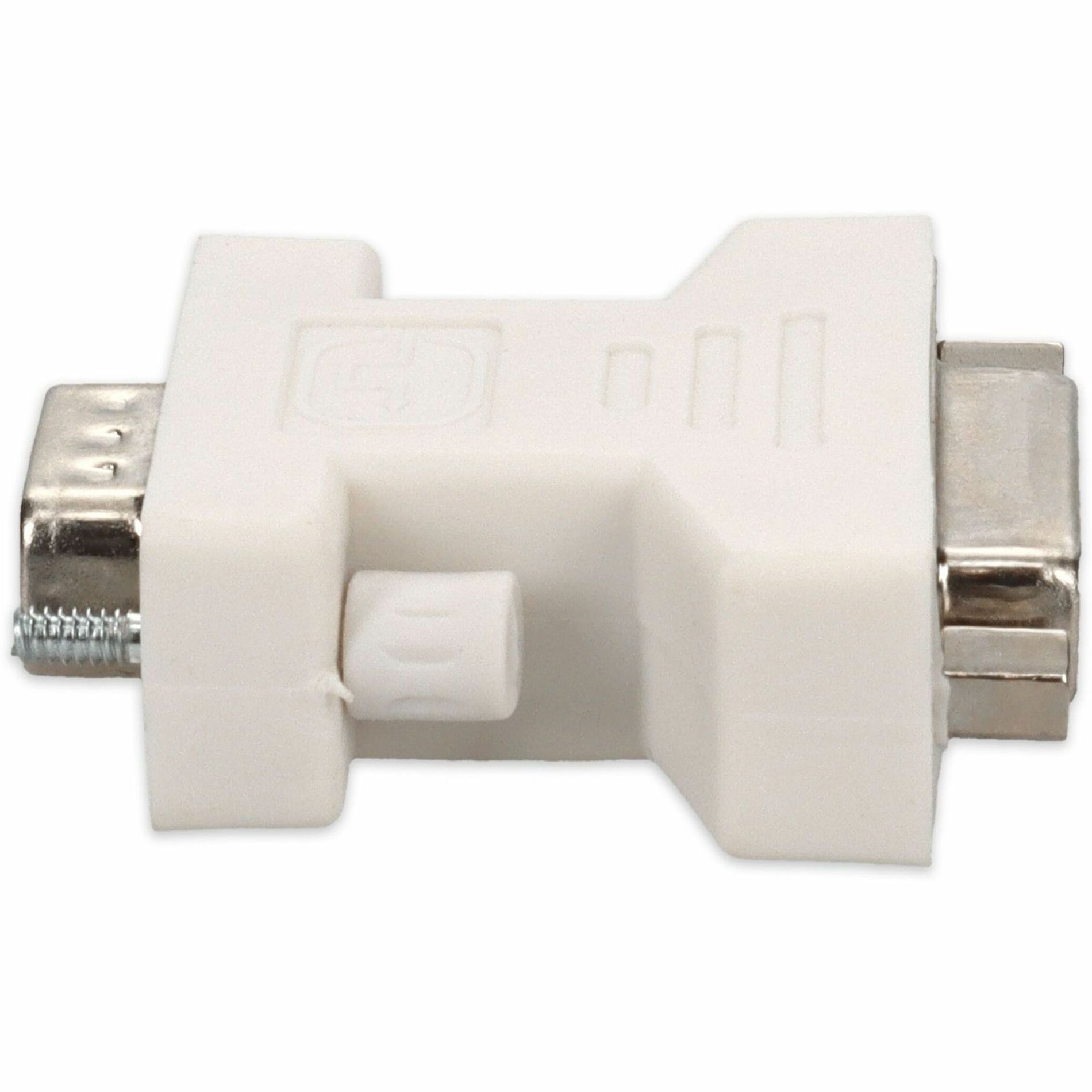 محول فيديو VGA/DVI VGA2DVIW، أبيض، متوافق مع DVI-D أنثى/ذكر العلامة التجارية: AddOn