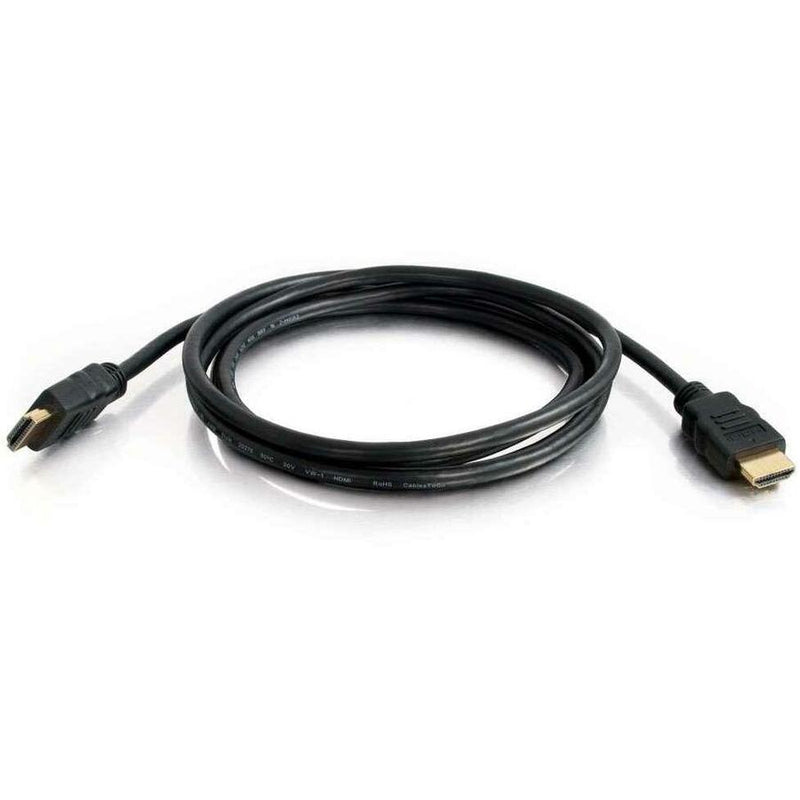 Full length view of 1.6 foot HDMI cable showing flexible design and both connectors