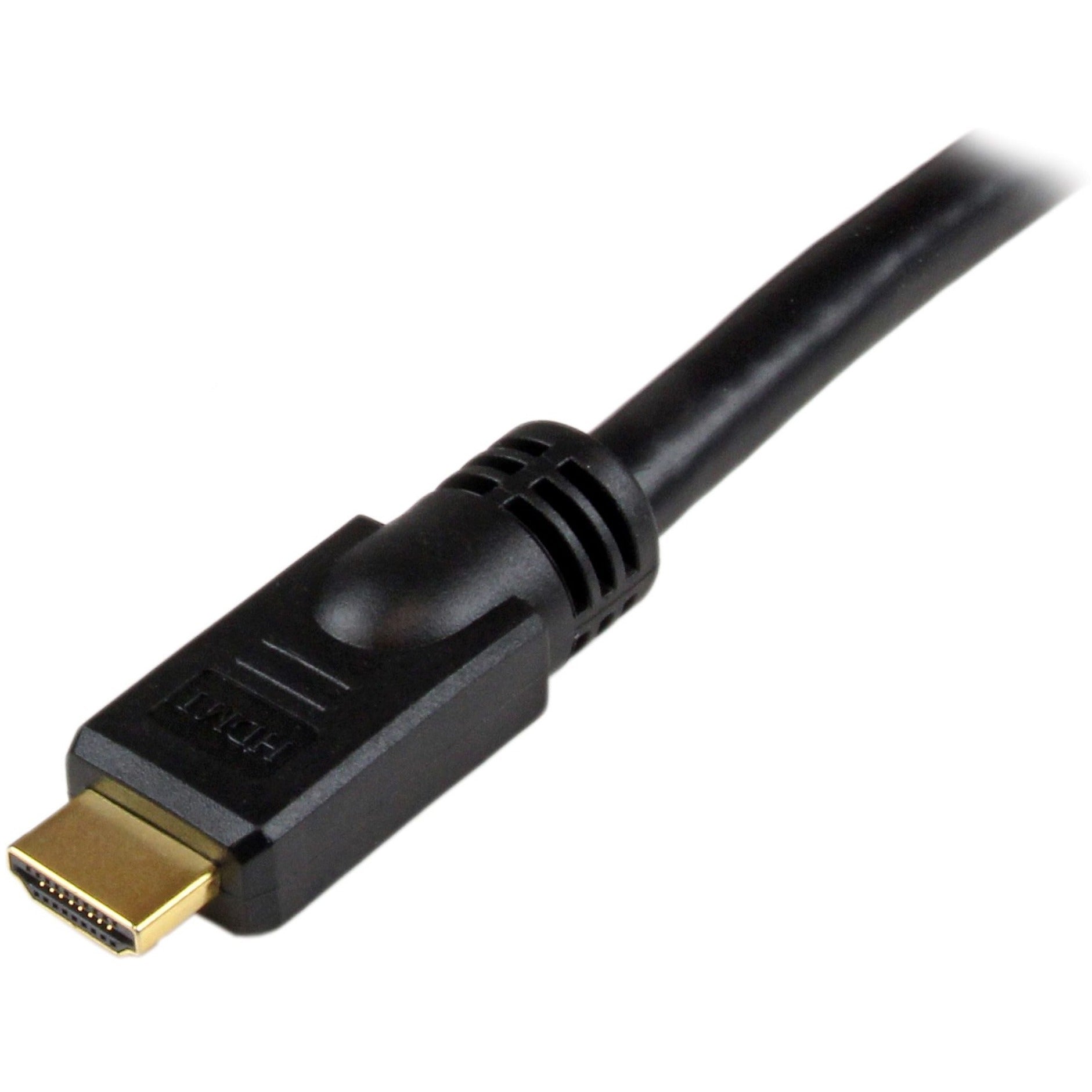 StarTech.com HDDVIMM25 25 ft HDMI to DVI-D Cable - M/M, Molded, Strain Relief, Passive, Gold Plated