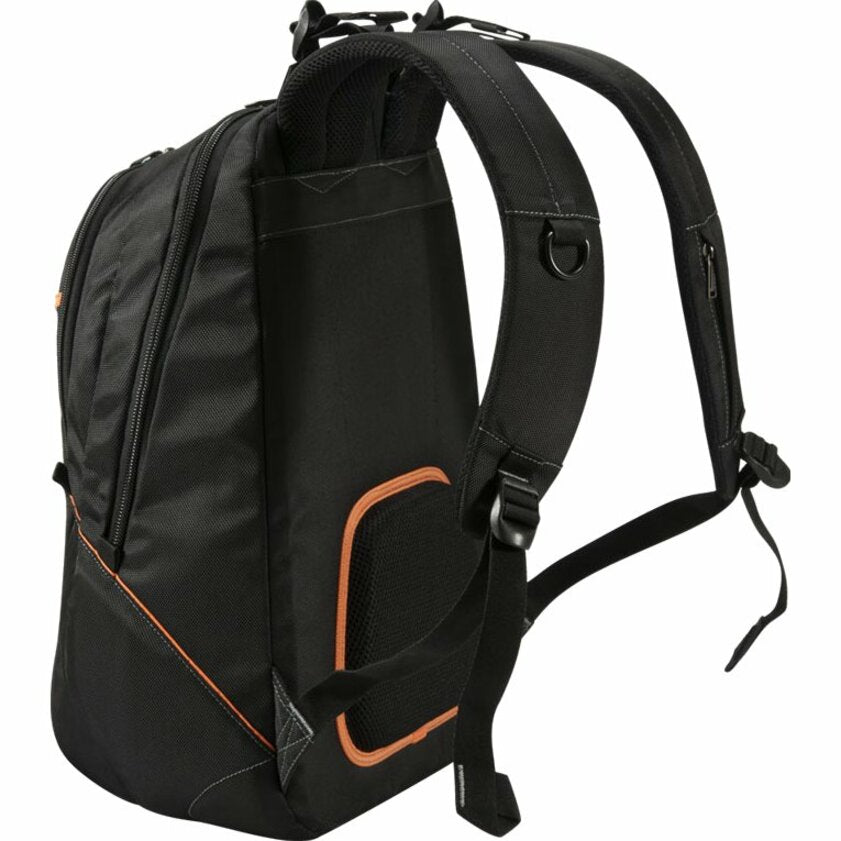 Back view of Everki Glide backpack showing padded shoulder straps and lumbar support system-alternate-image3