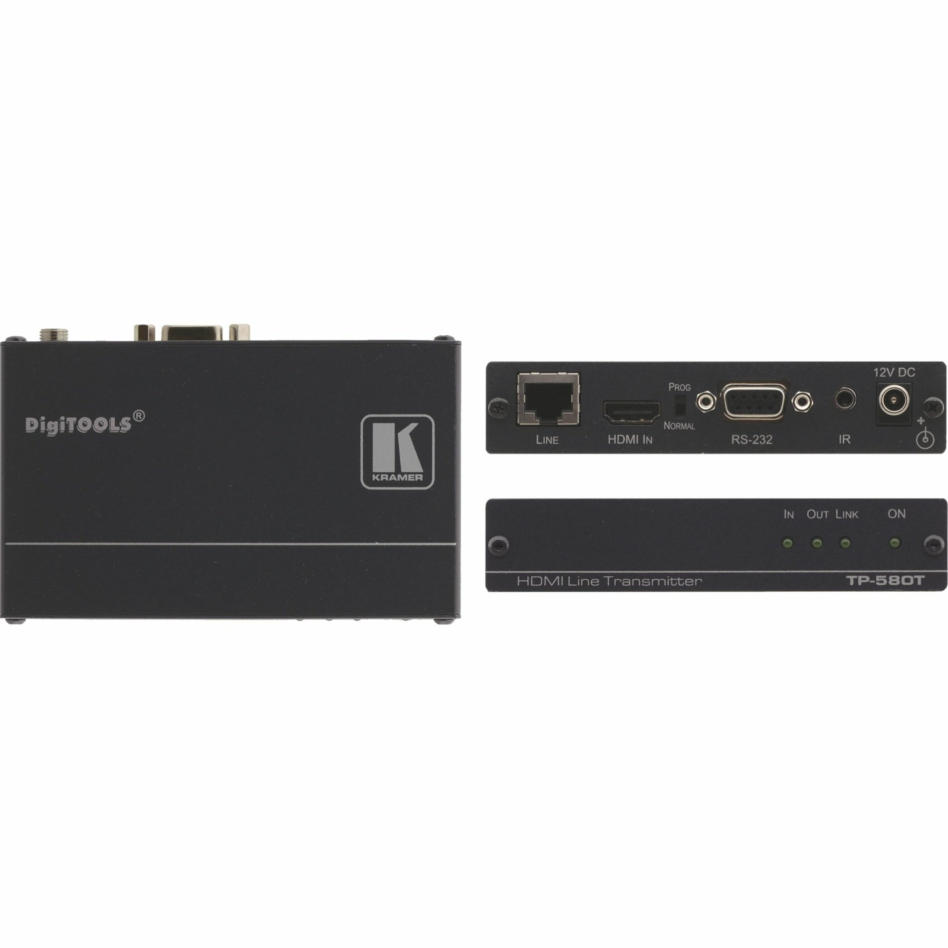 크래머 TP-580T HDMI 양방향 RS-232 및 IR 오버 HDBaseT 트위스트드 페어 트랜스미터 최대 비디오 해상도 4096 x 2160