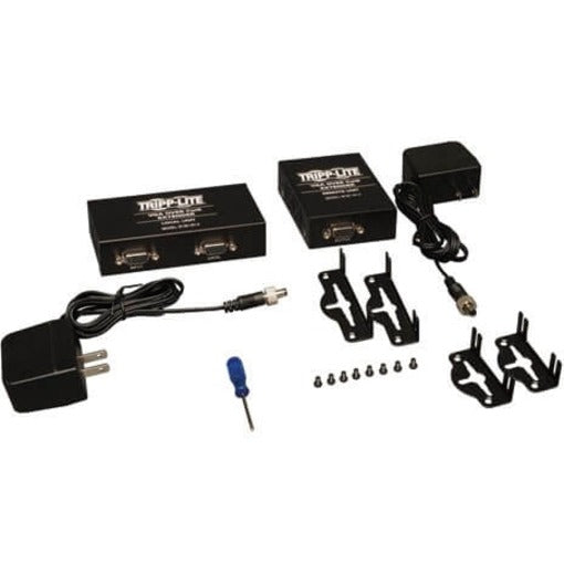 Tripp Lite B130-101-2 VGA over Cat5 Extender Kit (Transmitter + Receiver) 1920 x 1440 Resolution 1 Year Warranty  Tripp Lite B130-101-2 VGA over Cat5 Extender Kit (Zender + Ontvanger) 1920 x 1440 Resolutie 1 Jaar Garantie