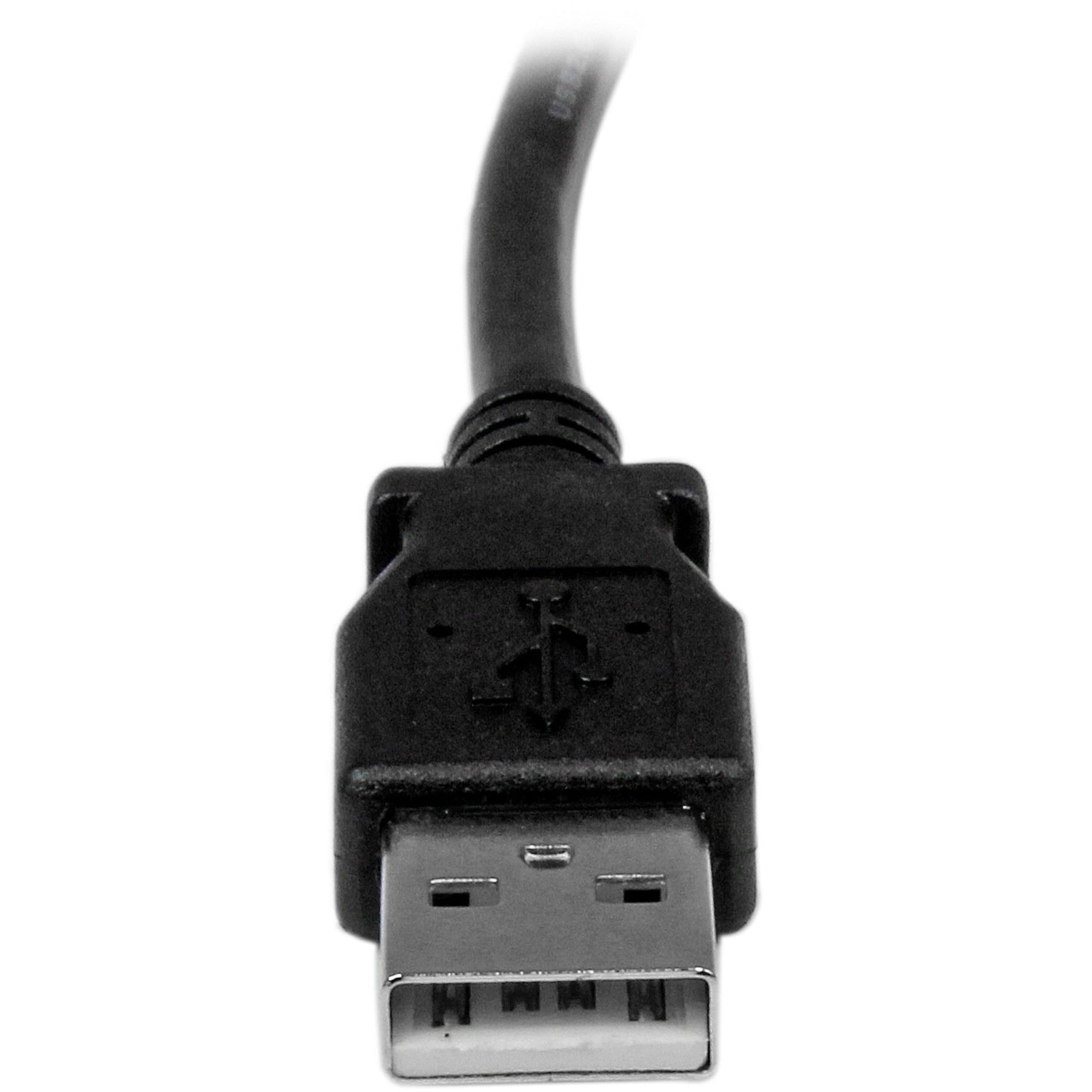 Marca: StarTech.com   Cable de transferencia de datos USBAB3MR de 3 m USB 2.0 A a B de ángulo recto - M/M 9.84 ft