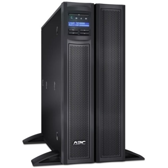 Three-quarter view of APC Smart-UPS X 2000VA tower configuration