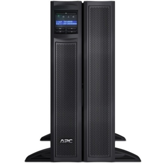 APC Smart-UPS X 2000VA in tower orientation with display panel