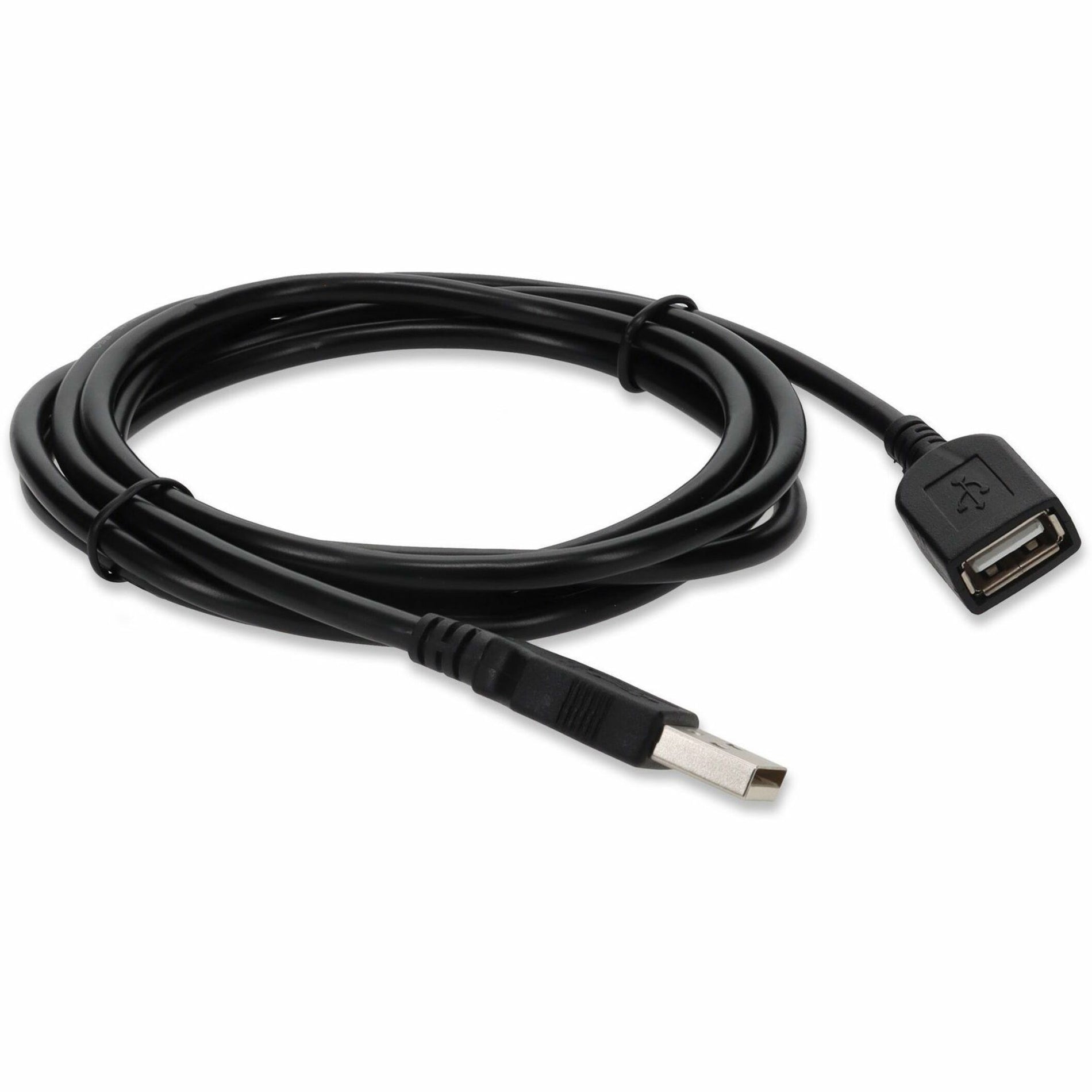 ブランド名: AddOn  USBEXTAA15-5PK ブルク 5パック 15フィート USB 2.0 A延長ケーブル - M/F、3年保証、銅導体、黒