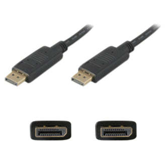 Addon DISPLAYPORT1F-5PK Vrac 5 Pack 1ft (30cm) Câble DisplayPort - Mâle à Mâle Garantie de 3 Ans Origine États-Unis