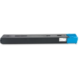 Side profile view of Xerox cyan toner cartridge showing sleek design-alternate-image2