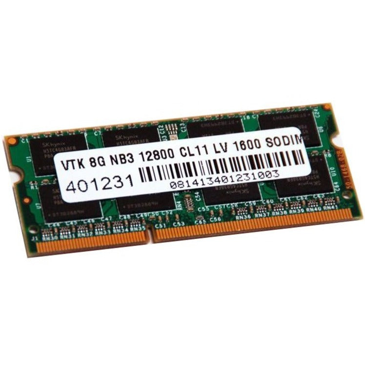 VisionTek 8GB DDR3L 1600MHz SODIMM RAM module with product label and circuit board visible-alternate-image1