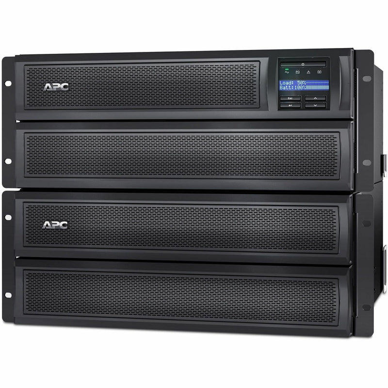 Multiple APC SMX3000HV units in rack configuration