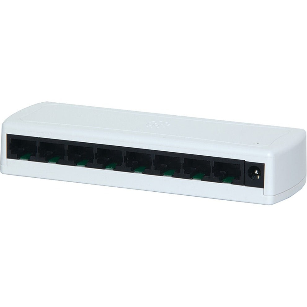 Manhattan 8-Port Fast Ethernet Switch, White [Discontinued]