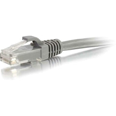 C2G Cat6a Snagless Network Cable - 6ft Gray UTP Ethernet Patch Cable, Gold-Plated RJ-45 Male Connectors, 10 Gigabit Performance, ANSI/TIA Compliant (Lifetime Warranty)