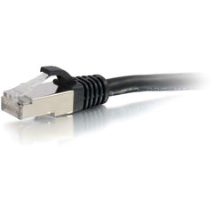 C2G 00718 15ft Cat6a Snagless Shielded (STP) Network Patch Cable Black C2G 00718 15フィート Cat6a Snagless シールド (STP) ネットワークパッチケーブル、ブラック C2G - ケーブル セレクト