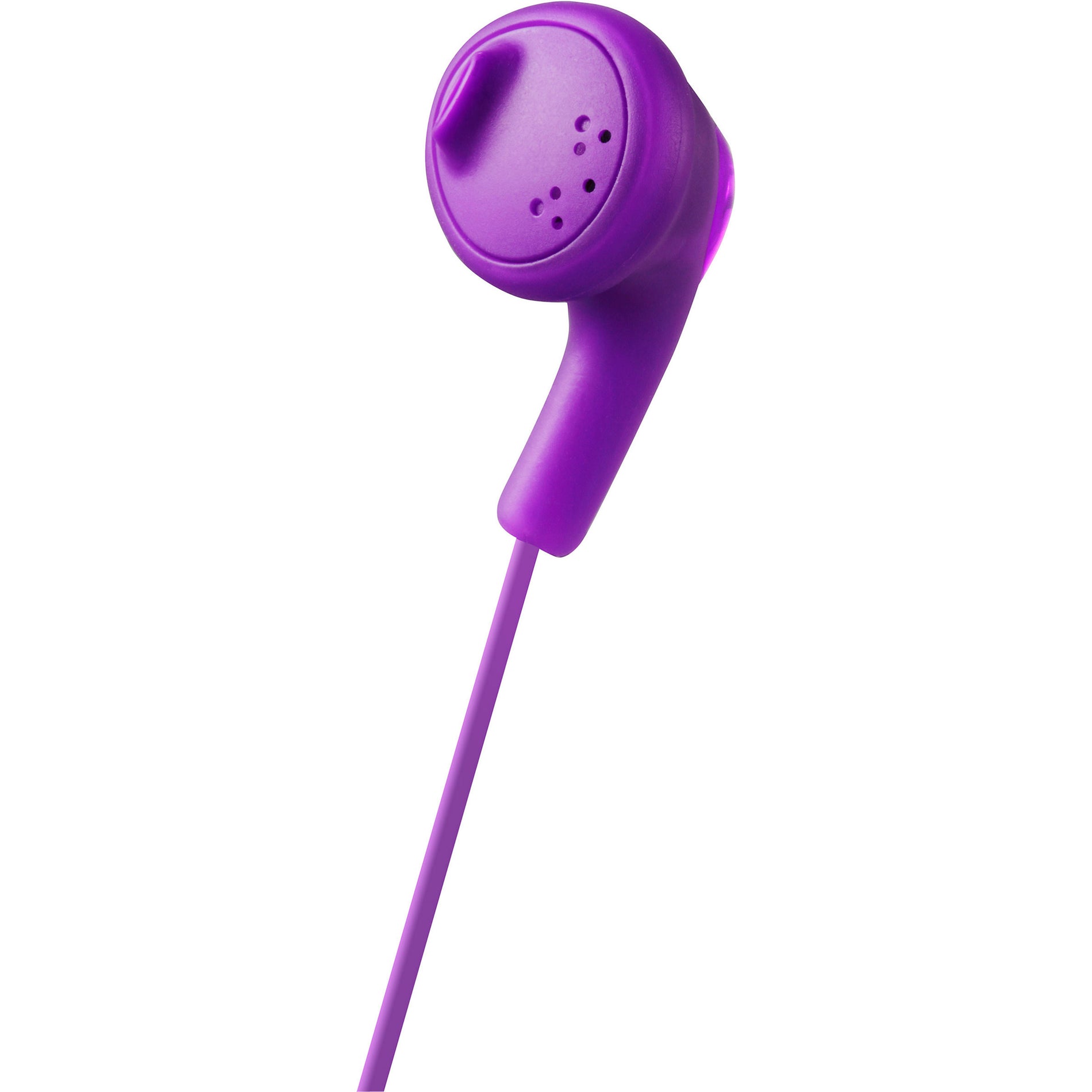 JVC HA-F160-V Gumy Earphone, Violet, Bass Boost, Tangle Resistant Cable