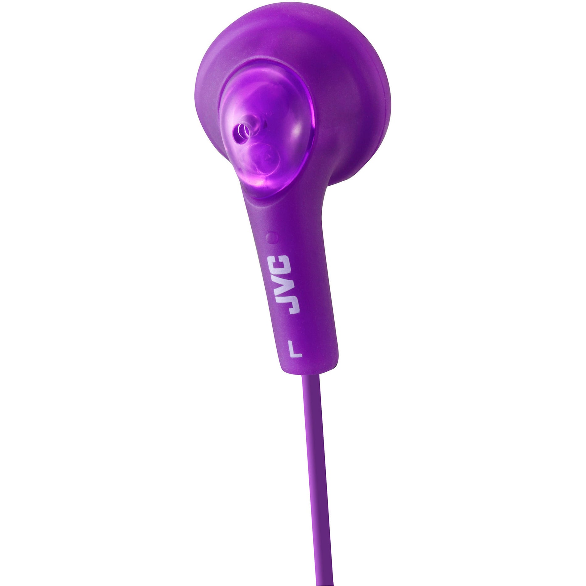 JVC HA-F160-V Gumy Earphone, Violet, Bass Boost, Tangle Resistant Cable