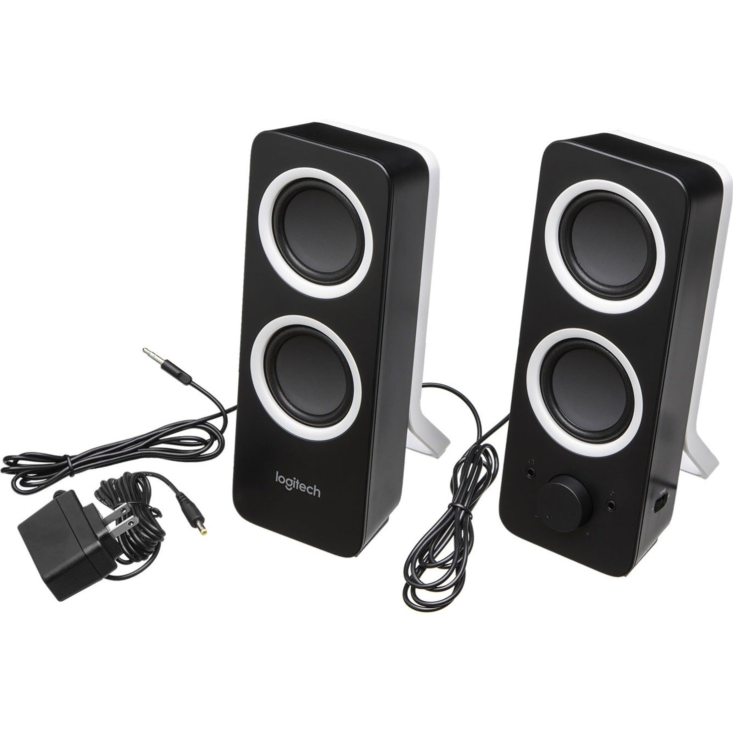 Logitech 980-000800 Z200 Multimedia Speakers, 10Watts, Black [Discontinued]