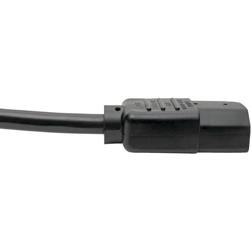 Profile view showing compact connector design and cable orientation