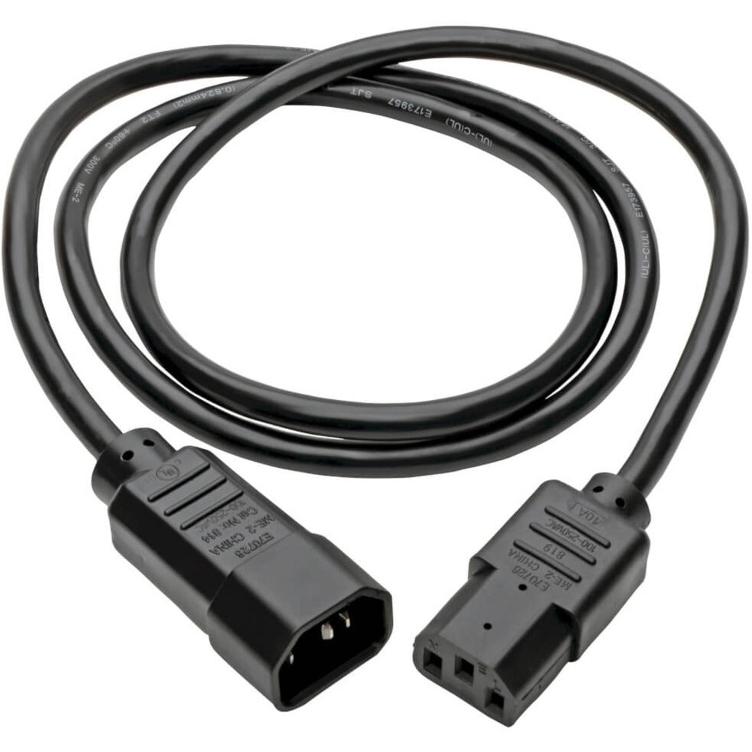 Tripp Lite P004-003 3-ft. 18AWG Power Cord, IEC-320-C14 to IEC-320-C13