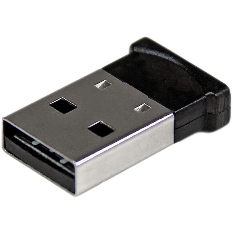 Side view of StarTech.com mini USB Bluetooth adapter showing compact form factor and metallic USB connector