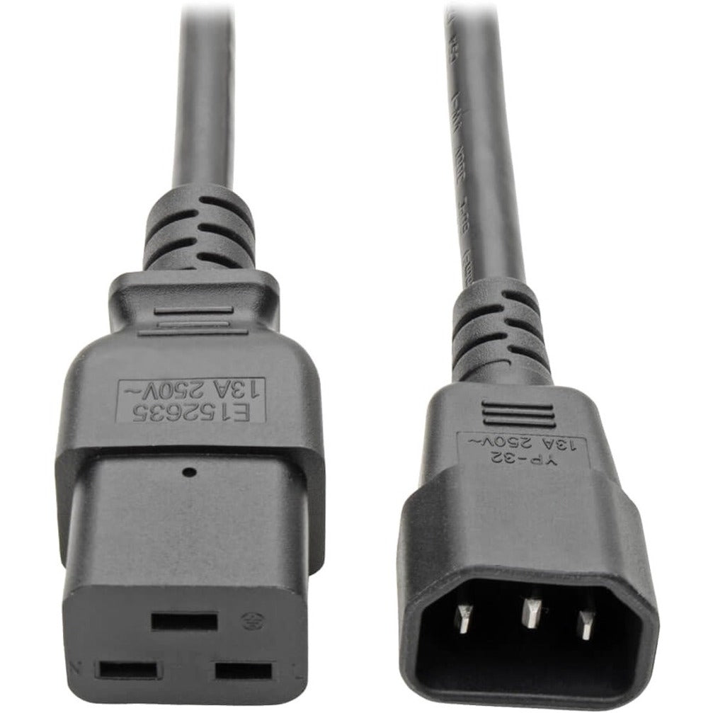 Tripp Lite P047-006-10A Power Interconnect Cord, 10-ft. 16AWG, IEC-320-C19 to IEC-320-C14