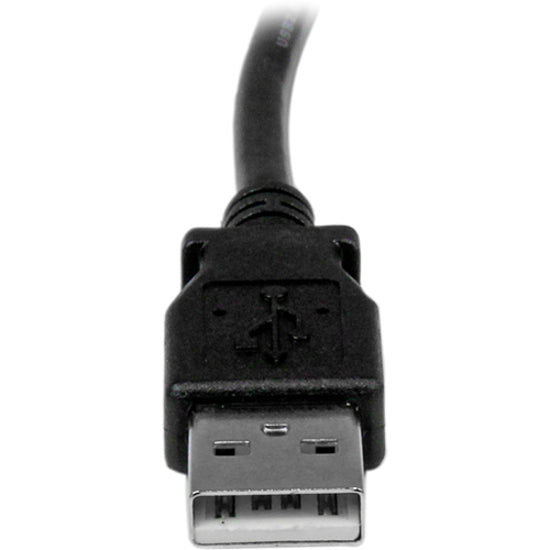 Close-up of USB-A connector showing contact design