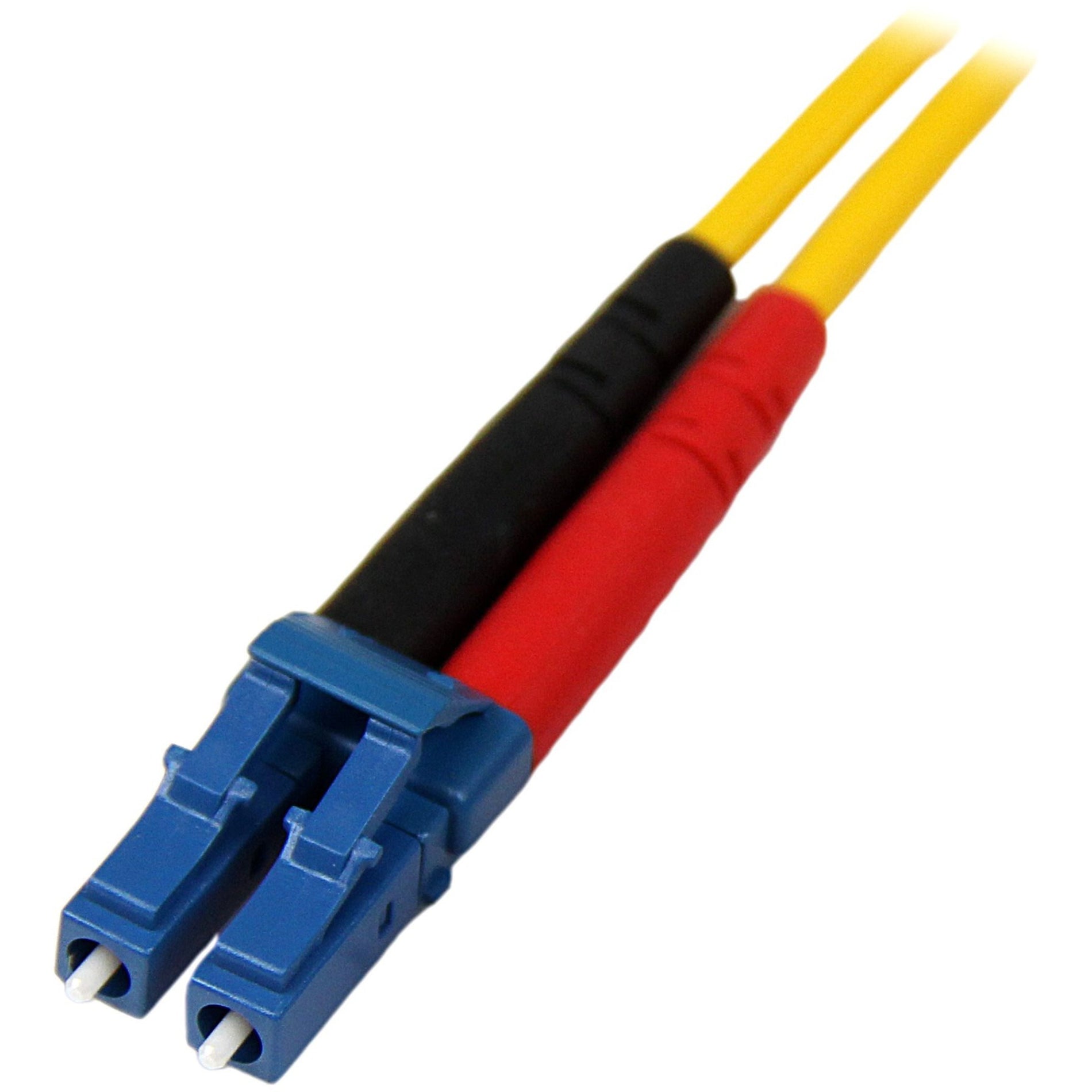 StarTech.com SMFIBLCLC1 1m Single Mode Duplex Fiber Patch Cable LC-LC 100 Gbit/s Yellow