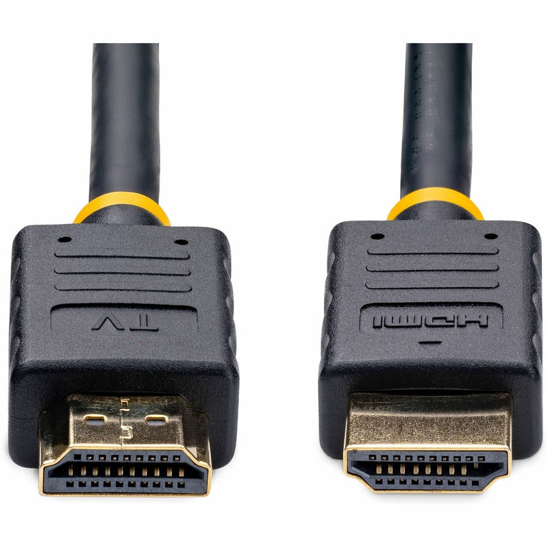 Close-up of HDMI connector pins showing gold-plated contacts and precise alignment