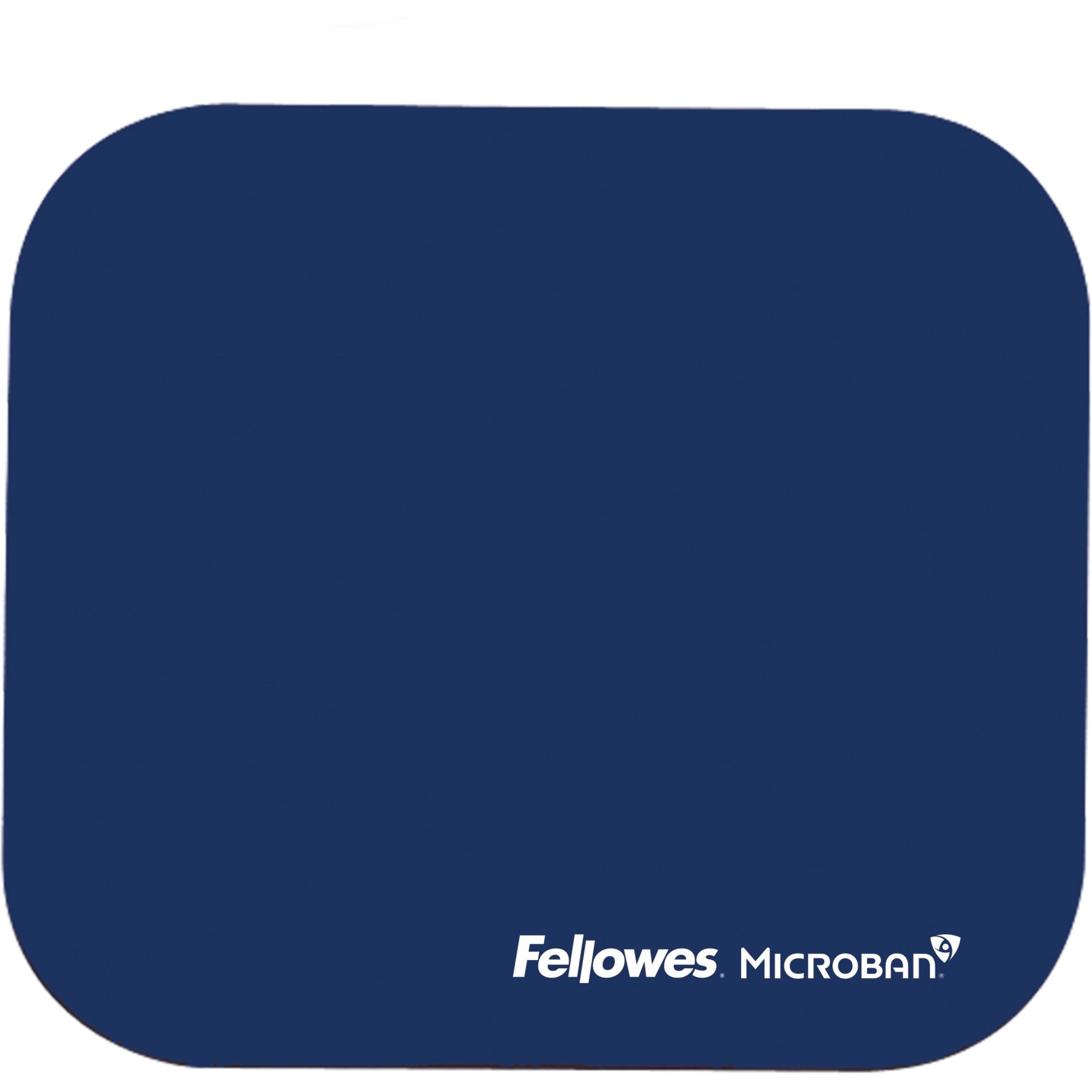 Fellowes 5933801 Tappetino per Mouse con Microban Antiscivolo Blu Navy 9"x8"x1/8"