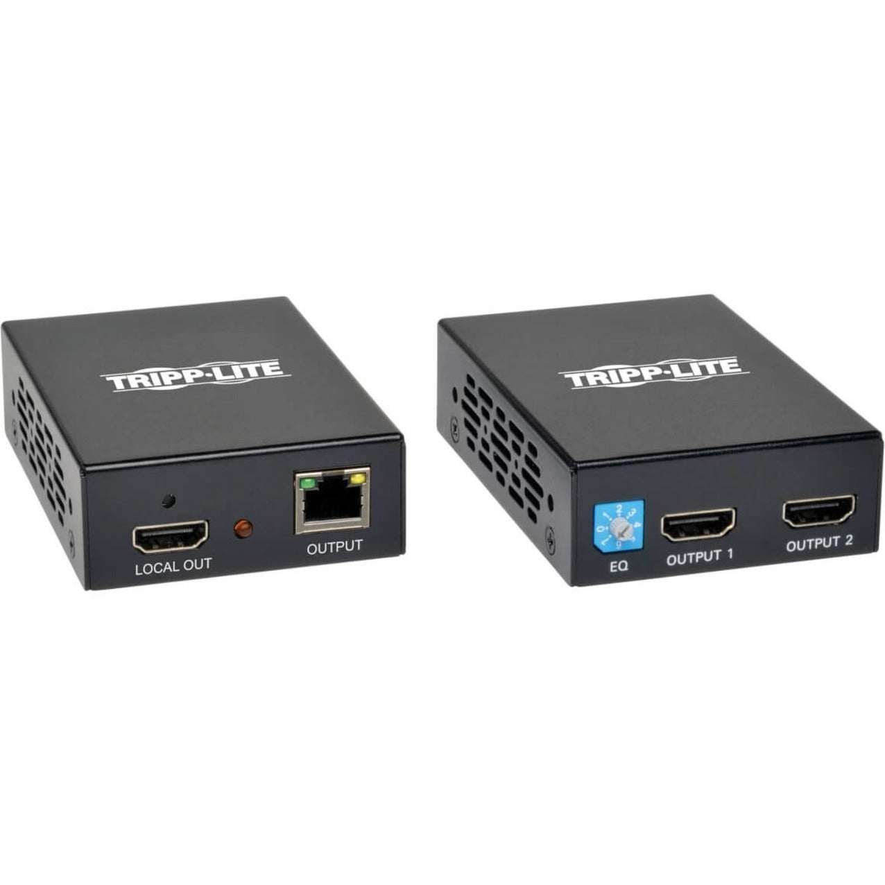 تريب لايت HDMI/CAT5 مزدوج عرض المجموعة - نقل الفيديو بجودة عالية الدقة مرسل/مستقبل (B126-2A1)