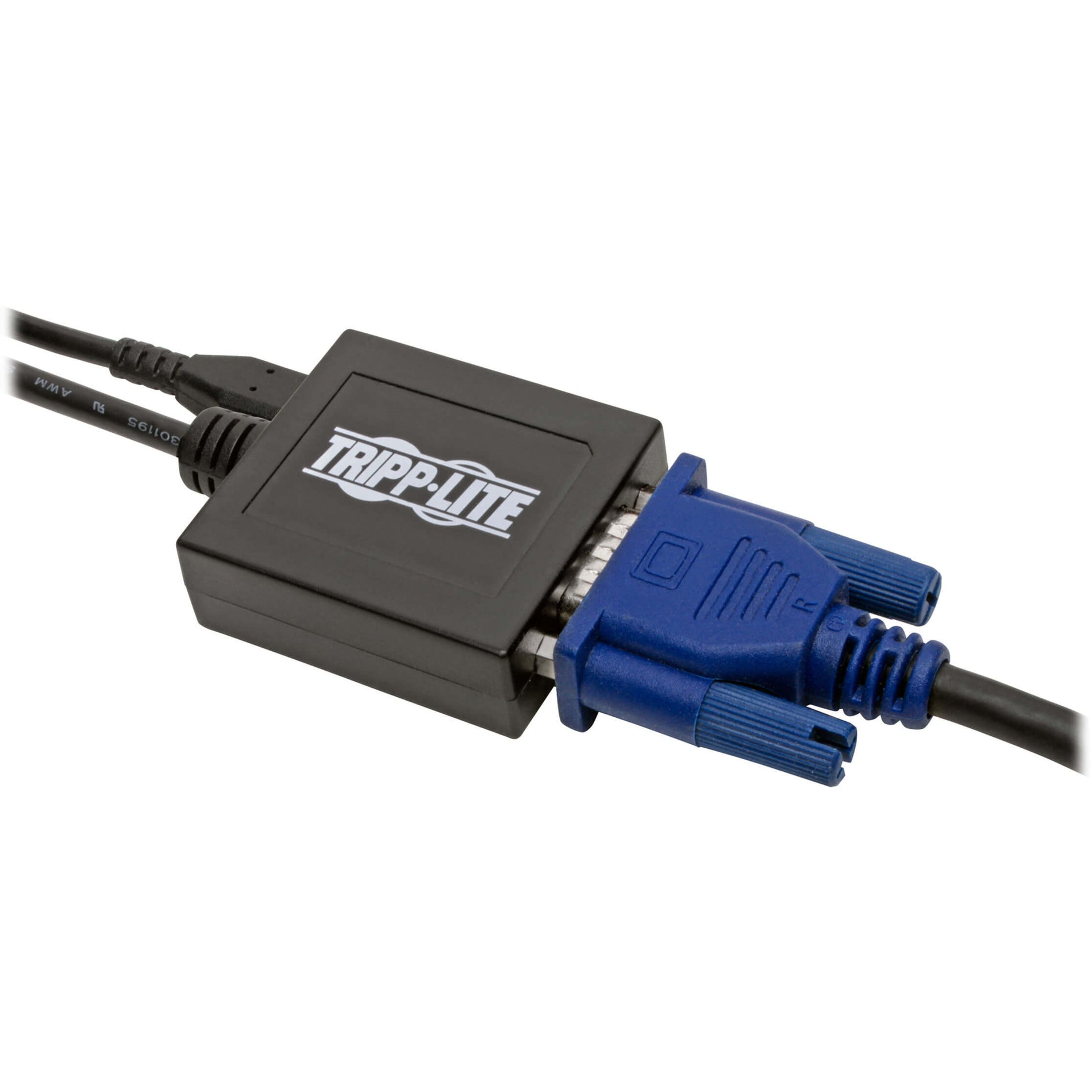 Detailed view of Tripp Lite adapter showing both Micro HDMI and VGA connections-alternate-image4