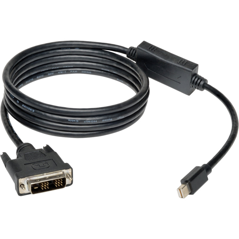 Full-length view of Tripp Lite P586-006-DVI cable showing flexibility and reach