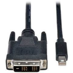 Tripp Lite P586-006-DVI สายแปลง Mini Displayport เป็น DVI ยาว 6 ฟุต ตัวนำทองแดง ความยาวสาย 6 ฟุต เข้ากันได้กับทีวี มอนิเตอร์ อุปกรณ์วิดีโอ