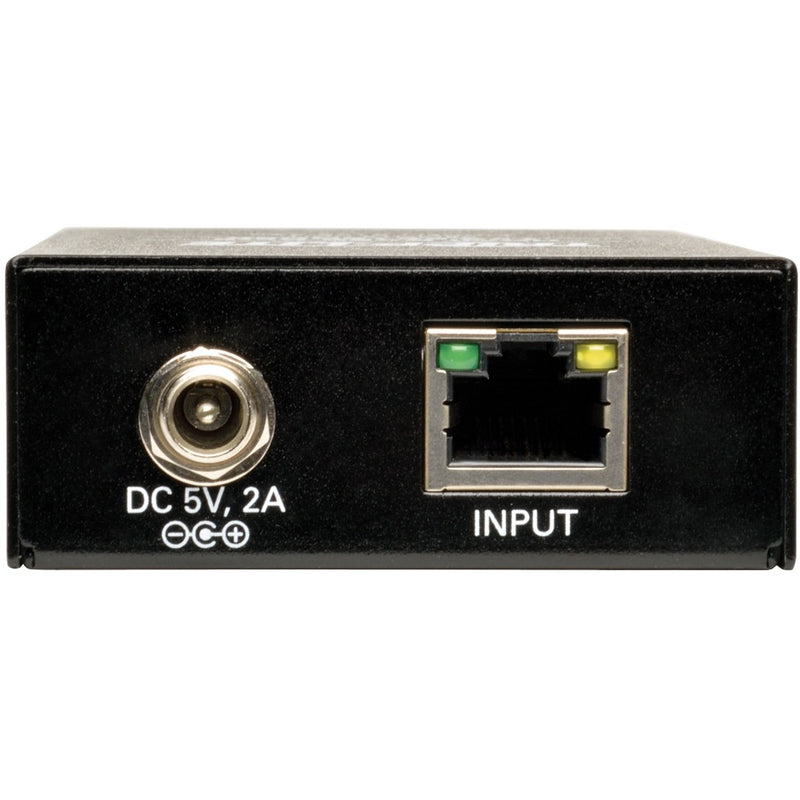 Rear view of B126-2A0 showing RJ45 input port and power connection