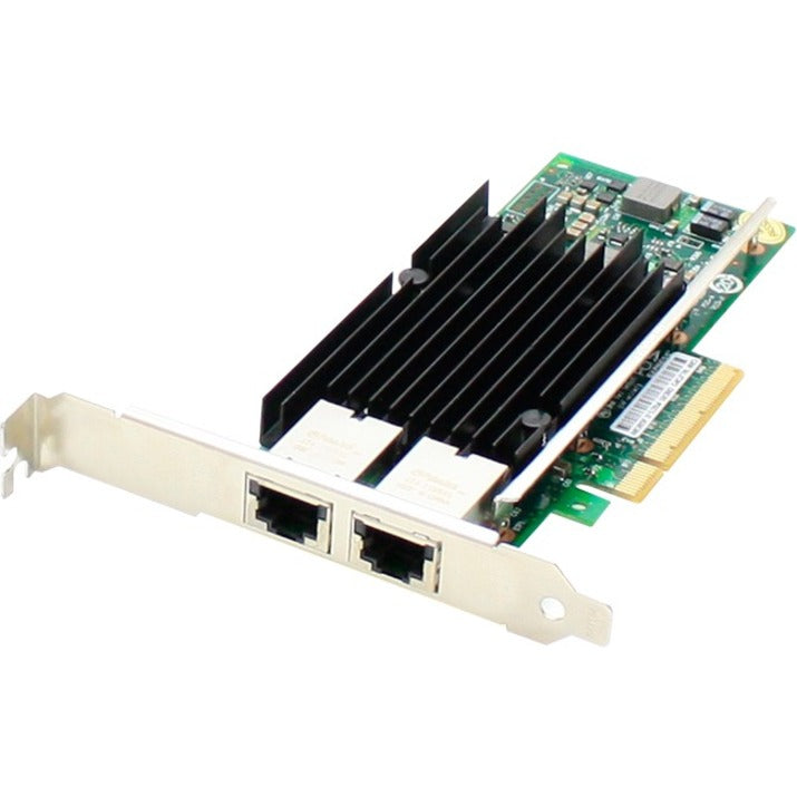 AddOn ADD-PCIE-2RJ45-10G Dual RJ45 Port 10 Gig Ethernet x8 Network Interface Card, 10GBase-T, Twisted Pair