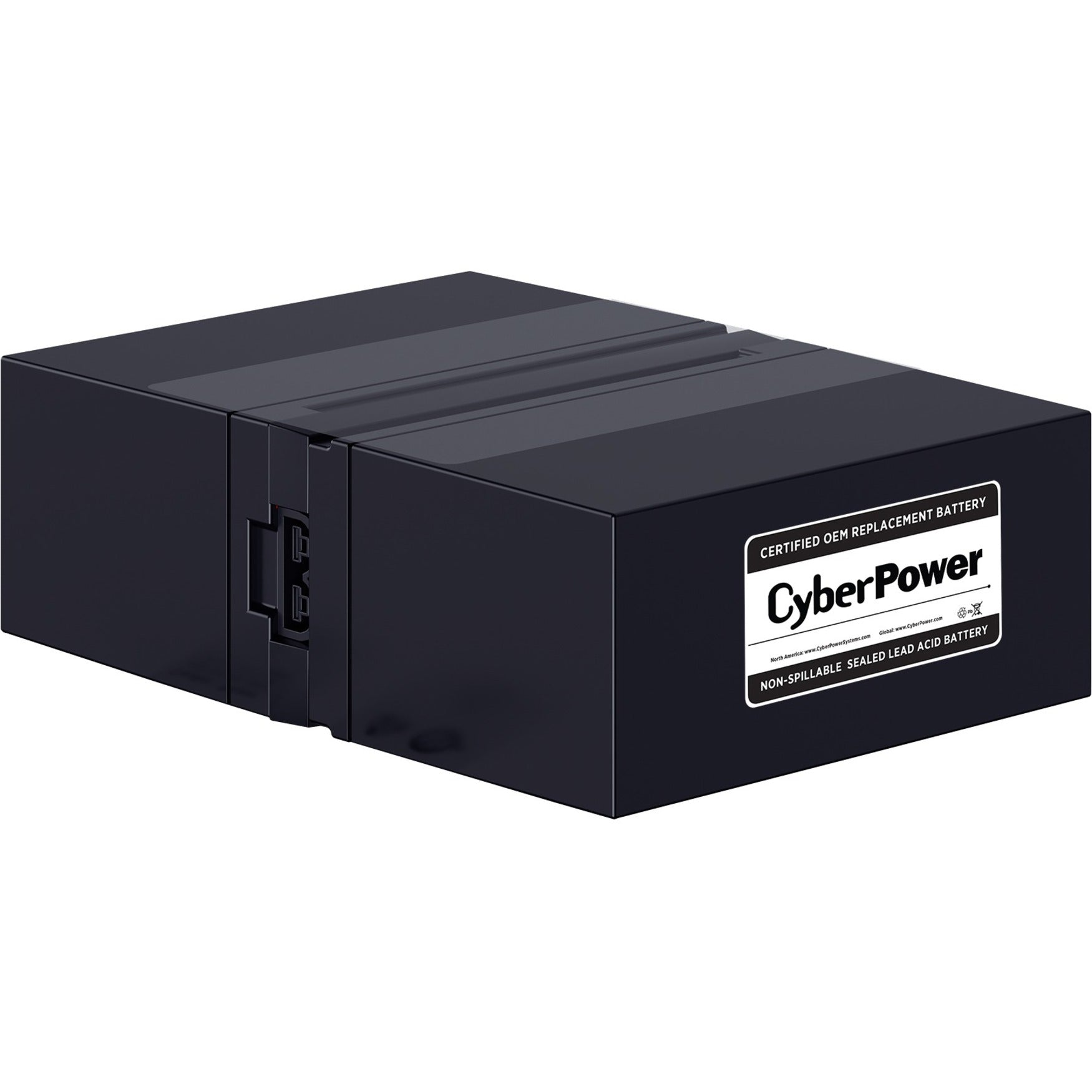 CyberPower RB1280X2B UPS Erstatningsbatteripatron 12V 8AH 18 måneders garanti blysyre Brugerskiftbar