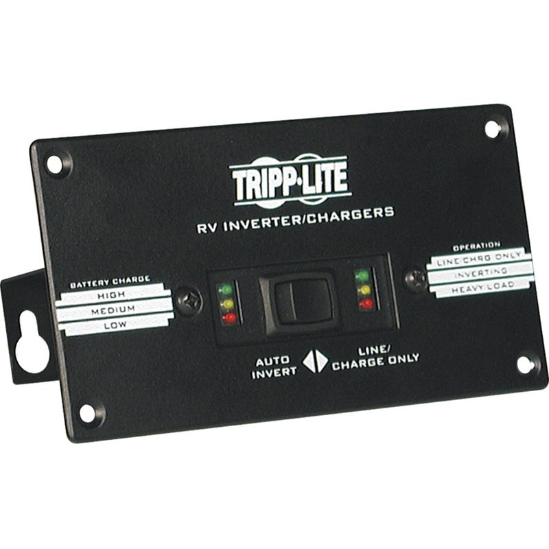 Tripp Lite APSRM4 remote control module with LED indicators and mode selection switch for RV inverter/chargers