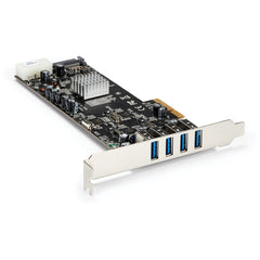 StarTech.com PEXUSB3S44V 4 Port PCIe USB-kortadapter med UASP - SATA/LP4-strøm