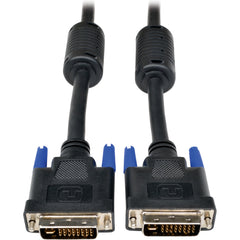 Tripp Lite P560-006-DLI 6-ft. DVI-I Dual Link Digital/Analog Monitor Cable Strain Relief EMI/RF Protection Molded