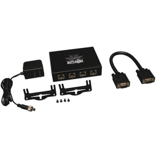 Tripp Lite B132-004-2 4 Port Extender/Splitter Local (Transmitter) Unit VGA Over Cat5 Extender