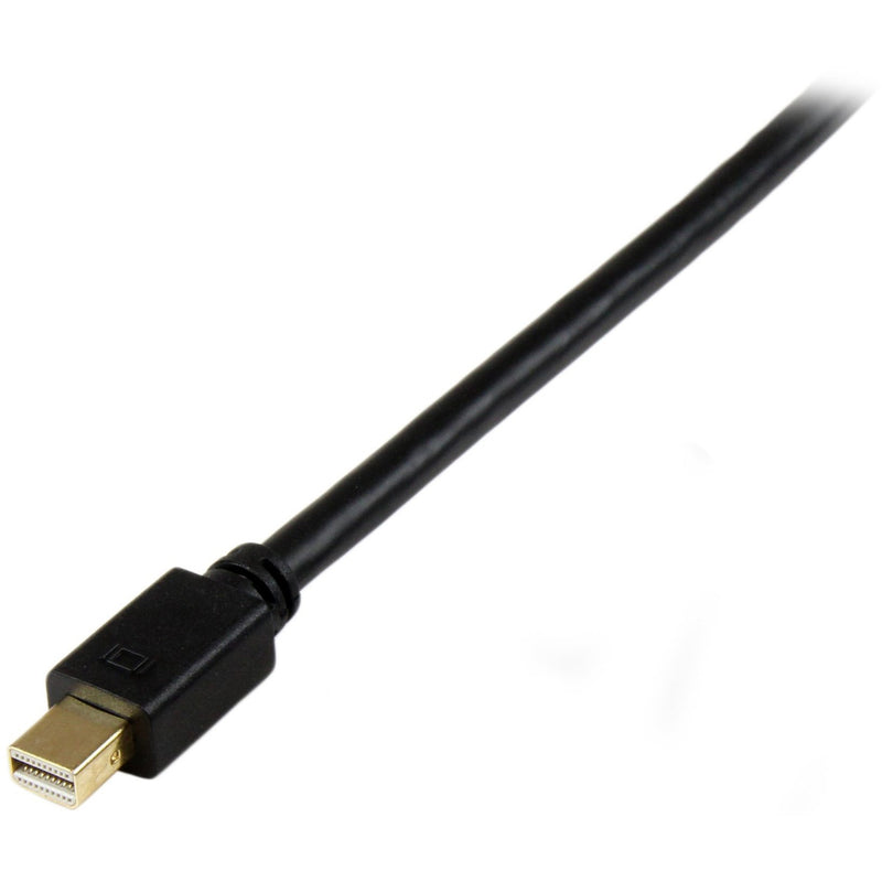 Detailed view of the Mini DisplayPort connector with gold-plated contacts