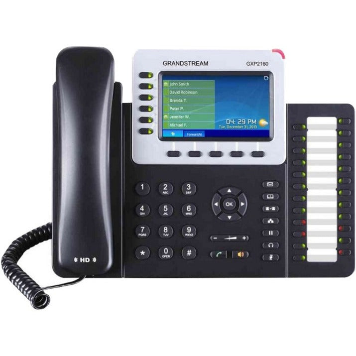 Grandstream SIP Telefon (GXP2160) IP Telefon 6 Linien Farbdisplay Bluetooth