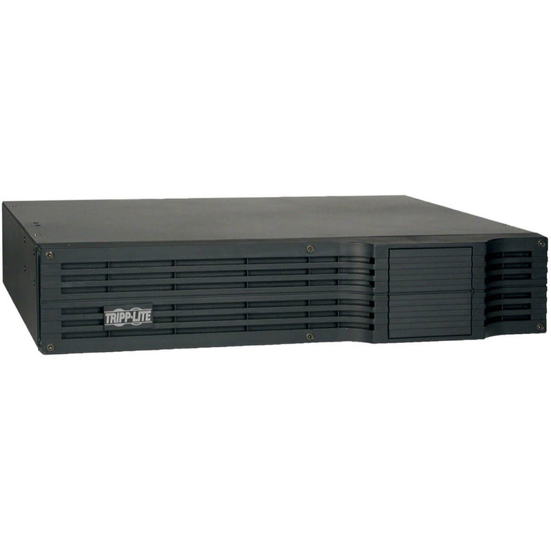 Front view of Tripp Lite BP36V15-2U external battery pack in 2U rackmount format with ventilation slots